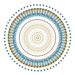 Creative - 2nd Place Making a Splash Mandala by Ansa du Toit